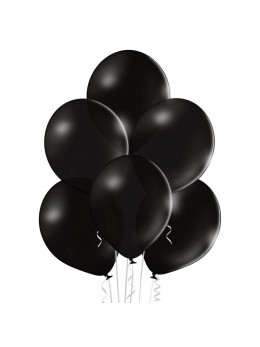 8 Ballons Noir 30cm