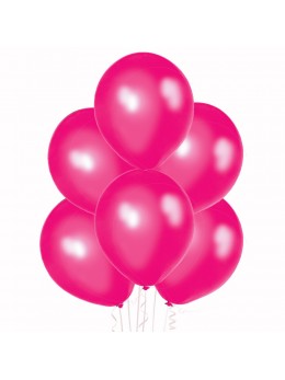 20 ballons fuchsia nacrés