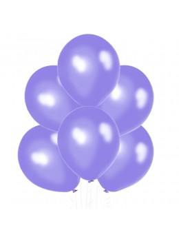 20 ballons lilas nacrés