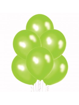 20 ballons vert pomme nacrés