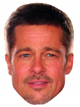 Masque carton Brad Pitt