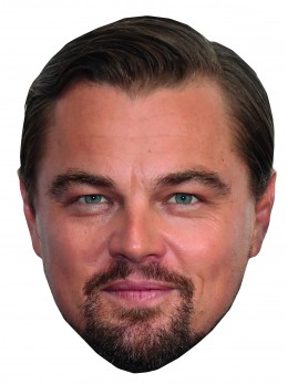 Masque carton Leonardo di Caprio
