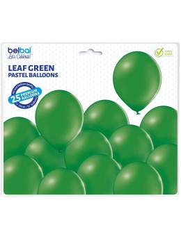 25 ballons premium vert
