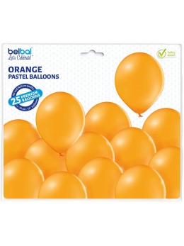 25 ballons premium orange