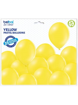 25 ballons premium jaune