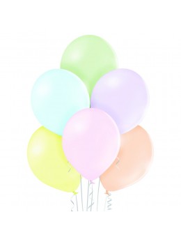 8 Ballons pastels 30cm