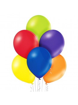 8 Ballons métallique multicolore 30cm