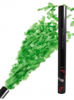 Canon à confetti vert tilleul 60cm