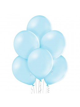25 ballons premium bleu pastel