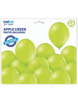 25 ballons premium vert pomme
