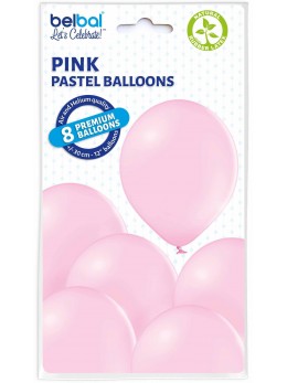 8 Ballons Rose 30cm