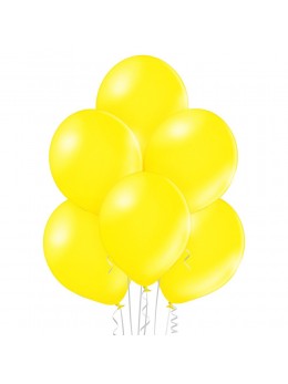 8 Ballons jaune nacré 30cm
