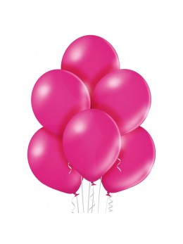 6 Ballons fuchsia nacré 30cm