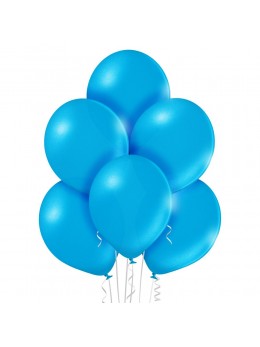 25 ballons premium bleu métal