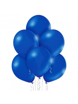 8 Ballons bleu roi nacré 30cm