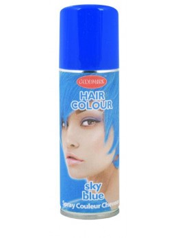Bombe cheveux bleu