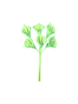 Bouquet Arum vert pastel