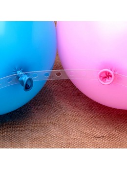 Guirlande de suspension transparente pour ballons latex