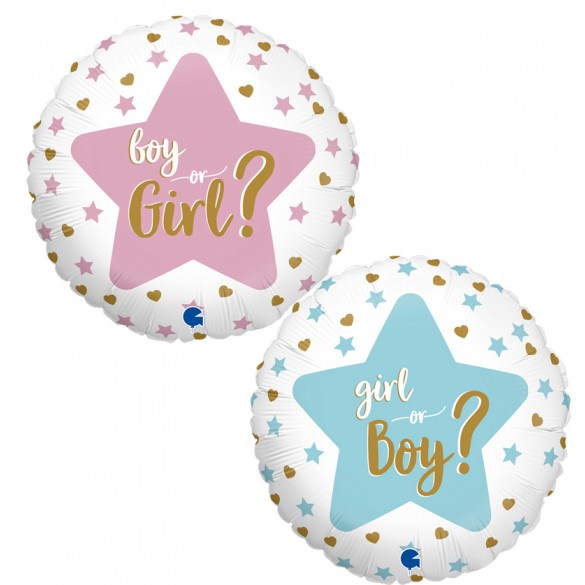 Ballon Gender reveal girl or boy