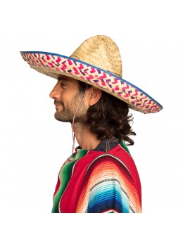Chapeau sombrero mexicain paille