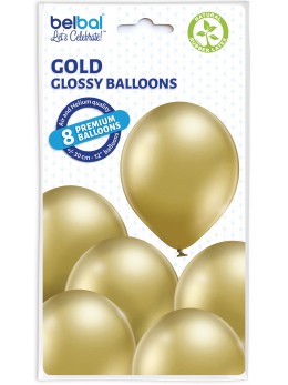 6 Ballons or glossy