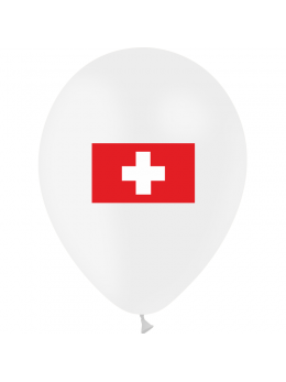 10 Ballons Suisse 30cm