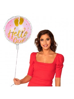Ballon alu "Hello Girl"