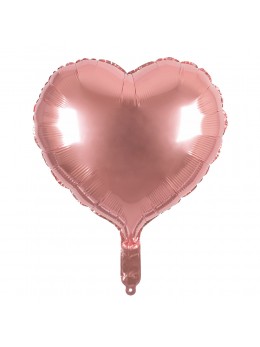 Ballon coeur rose gold 45cm