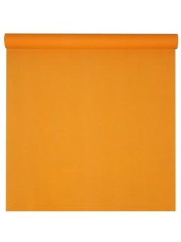 Nappe damassée 25m orange