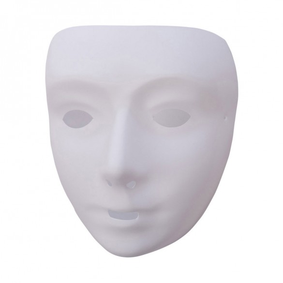 Masque blanc à décorer sans front