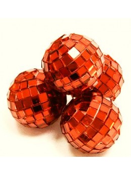 Mini boules à facettes orange