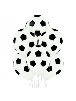 6 Ballons motif ballon de foot