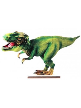 Déco dinosaure bois 24cm
