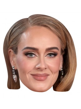 Masque carton Adele