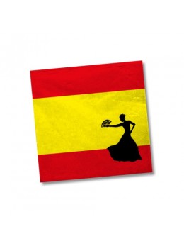 20 serviettes fiesta Espagne