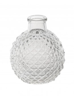 Vase verre josephine transparent 9.5 cm