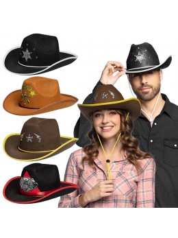 Pack 4 chapeaux cowboy Colorado