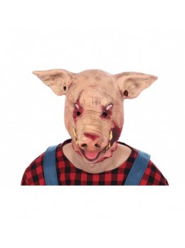 Masque en latex de cochon Bad Pig