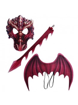 Set de déguisement dragon rouge