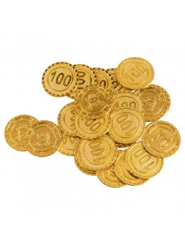 24 pièces dorées pour trésor