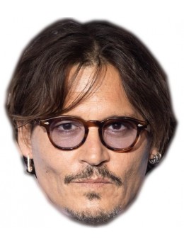 Masque carton Johnny Depp