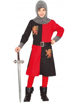Déguisement chevalier médiéval rouge