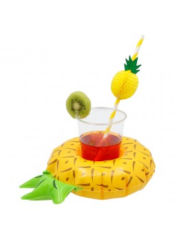 Porte verre gonflable ananas
