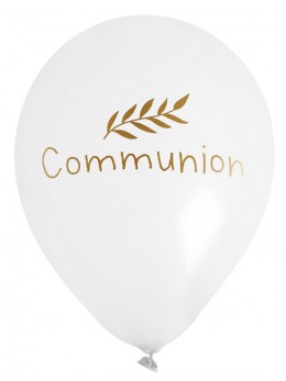 6 Ballons communion 30cm