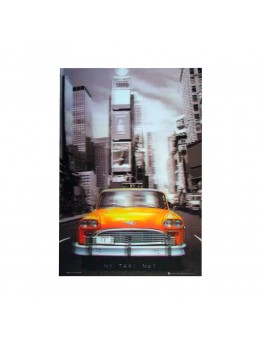 Déco poster 3D Taxi New York