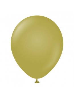 10 Ballons vert olive 30cm