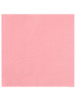 25 Serviettes papier rose
