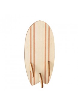 Lot de 8 marques place planche de surf en bois