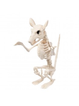 Déco squelette de rat 18cm