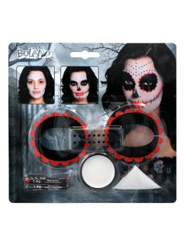 Kit maquillage squelette "day of the dead"